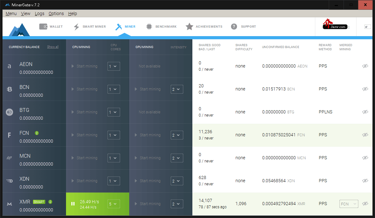 MinerGate挖礦教學