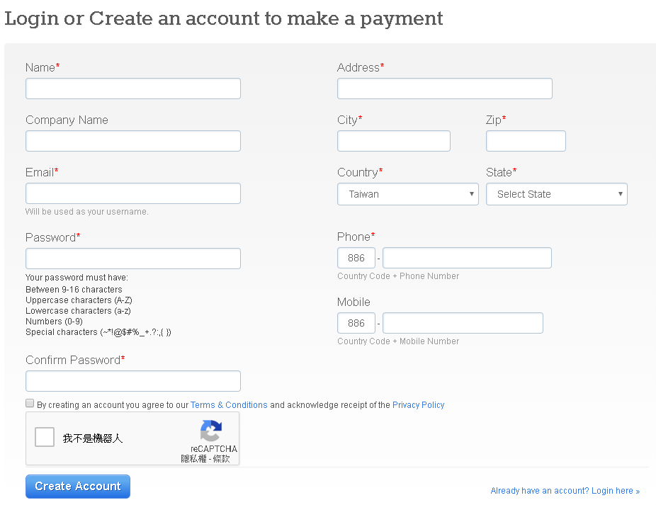 點ooo網域免費一年註冊教學註冊欄位