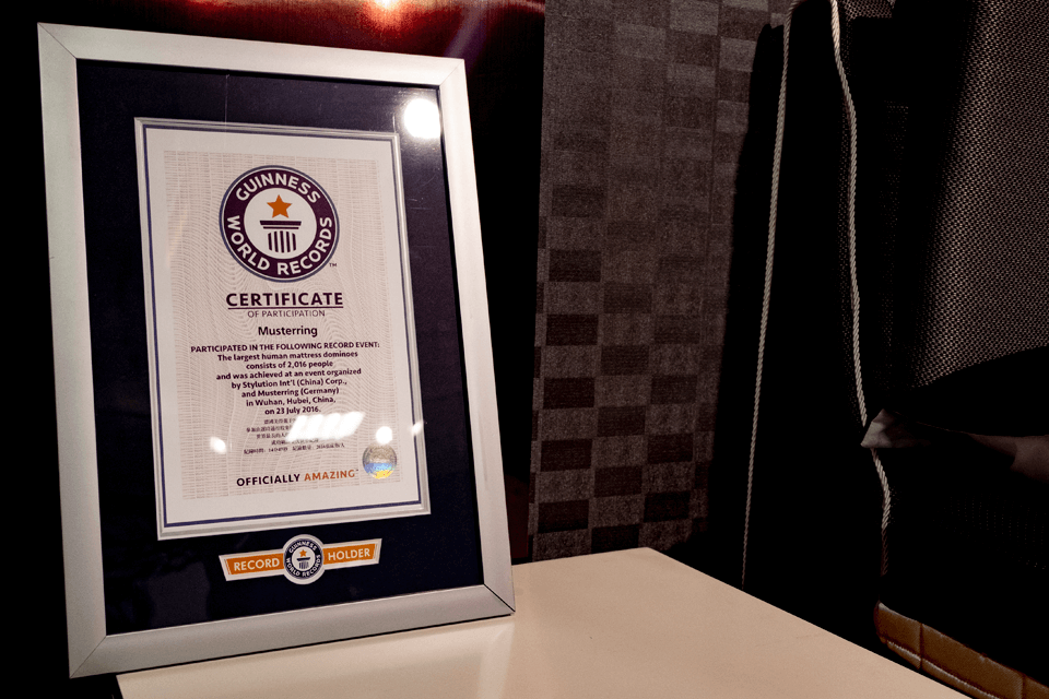 床墊金氏世界紀錄