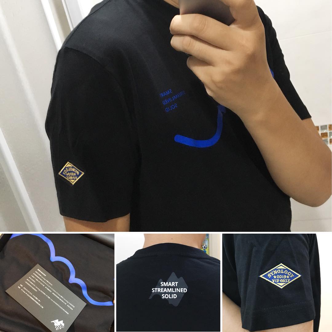 群輝科技Synology2019使用者大會活動衣VIP玩家專屬衣服