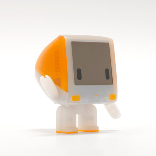 iMqc電腦玩具公仔橘色機器人