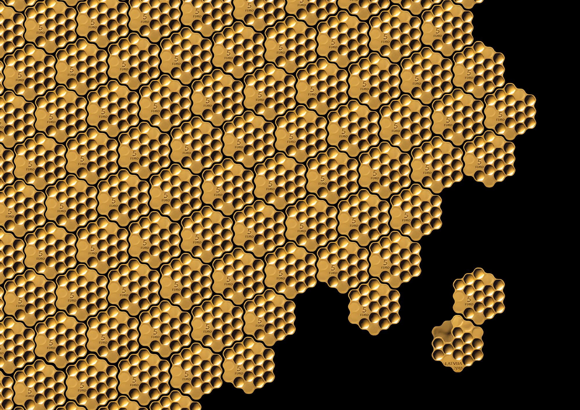 蜂巢歐元紀念幣