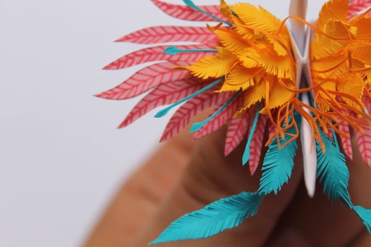 摺日本三色紙鶴Paper_crane_17