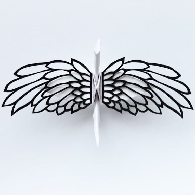 摺日本紙鶴骨架Paper_crane_02