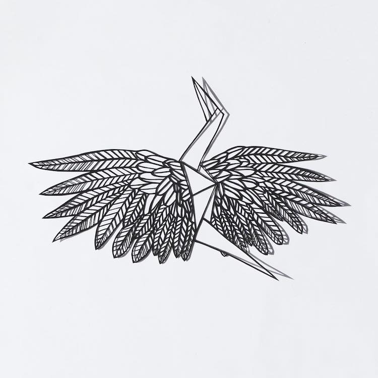 摺日本紙鶴Paper_crane_01