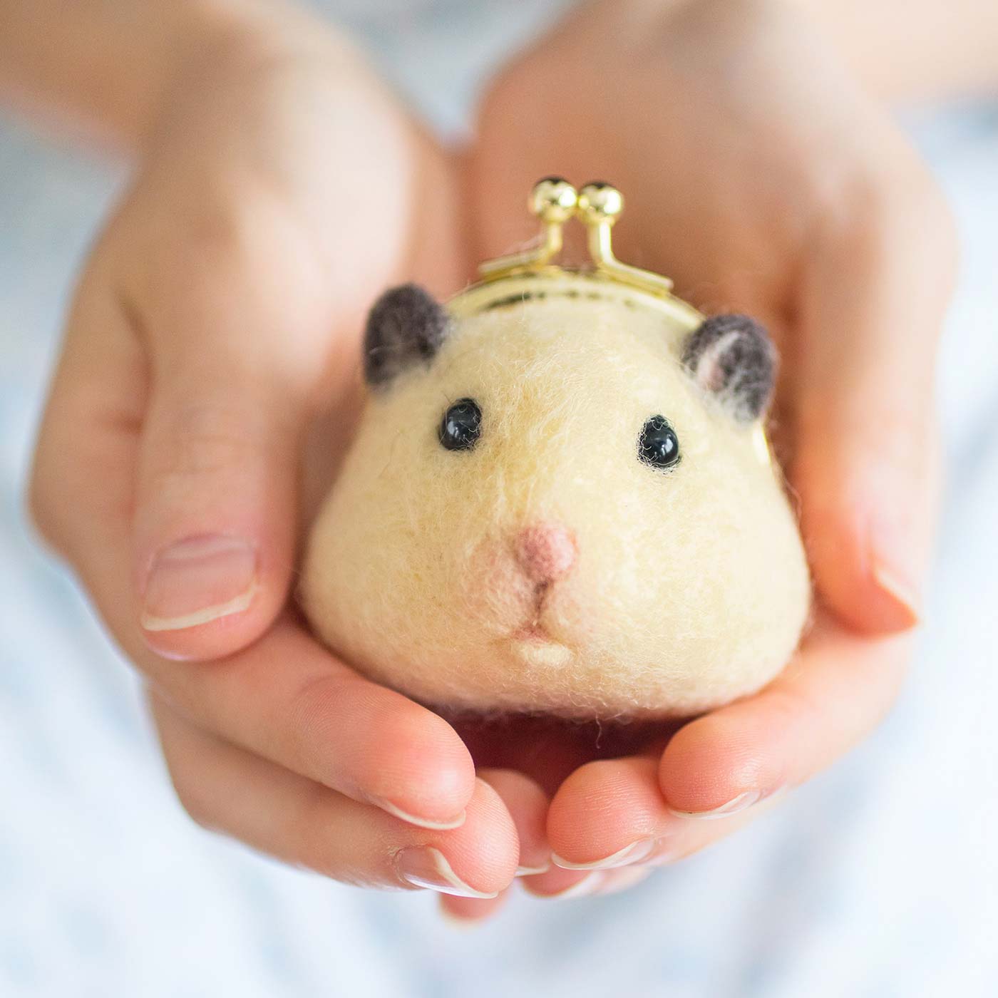 小老鼠羊毛氈錢包