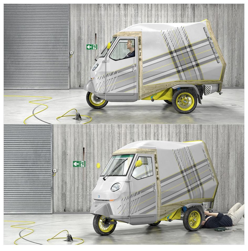 單身單人露營車三輪