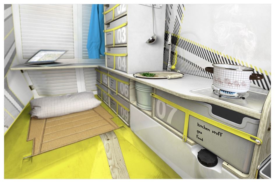 單身單人露營車