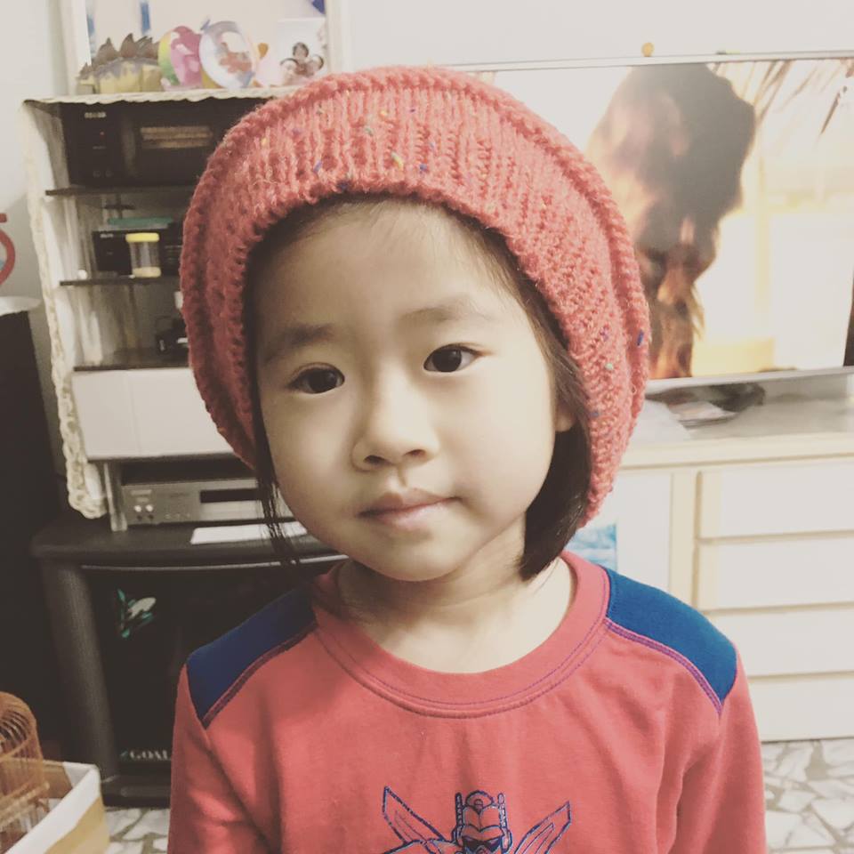 小香瓜帶兒童毛帽