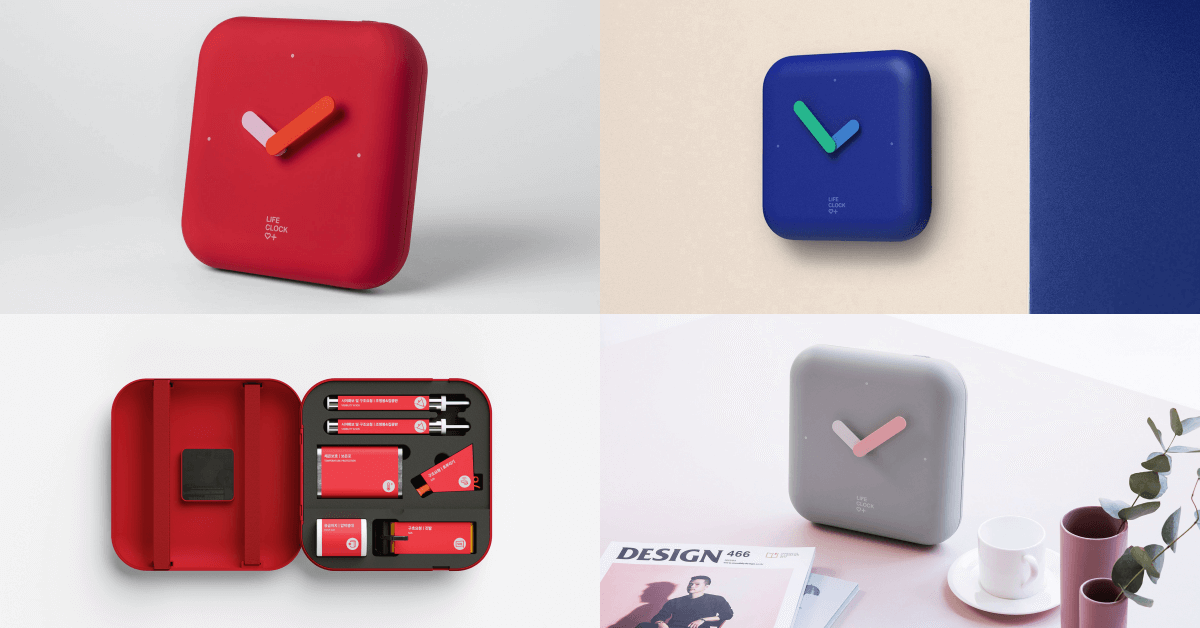 防災時鐘包生命鐘collage